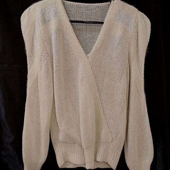 Vintage Crossover Knit Sweater - Picture 4 of 8